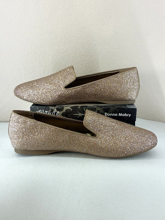 BIRDIES "The Starling" Gold Dust Glitter Loafers   ✨  size 11 - Picture 6 of 16